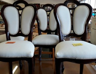 Revamp 3r white dining chairs (2)